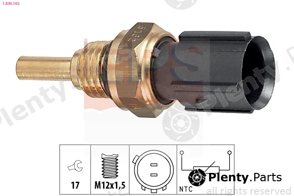 EPS 1.830.162 — Sensor, coolant temperature Made in Italy - OE Equivalent