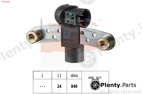 EPS 1.953.324 — Sensor, crankshaft pulse Made in Italy - OE Equivalent