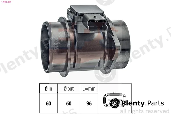 EPS 1.991.301 — Mass Air Flow Sensor Made in Italy - OE Equivalent