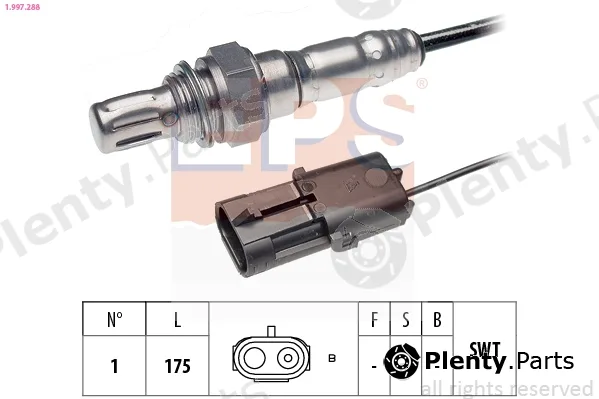 EPS 1.997.288 — Lambda Sensor Made in Italy - OE Equivalent