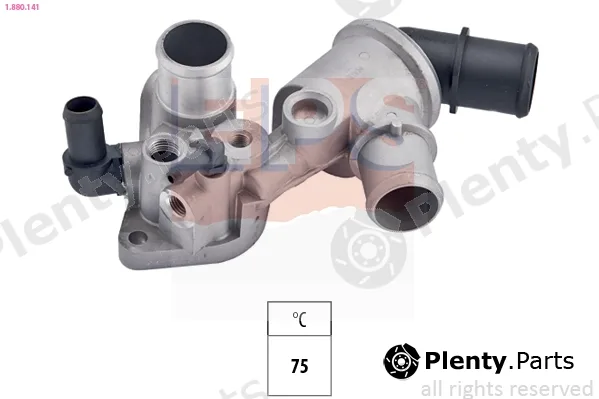 EPS 1.880.141 — Thermostat, coolant Made in Italy - OE Equivalent