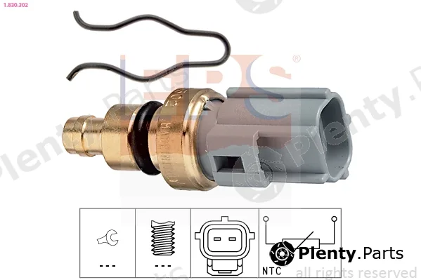 EPS 1.830.302 — Sensor, coolant temperature Made in Italy - OE Equivalent