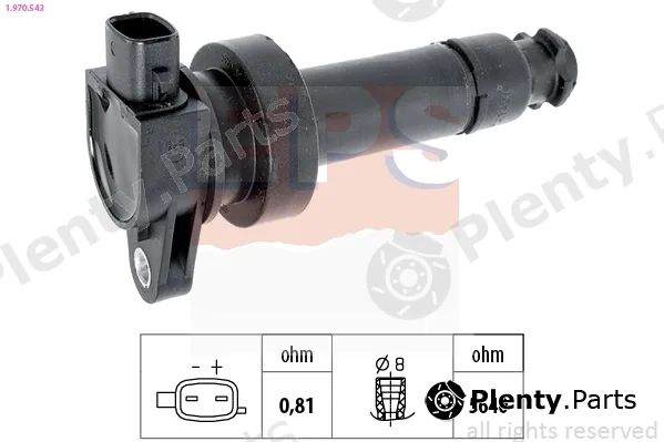 EPS 1.970.543 — Ignition Coil Made in Italy - OE Equivalent