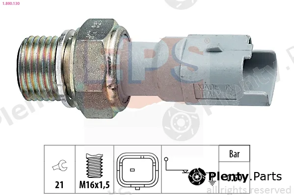 EPS 1.800.130 — Oil Pressure Switch Made in Italy - OE Equivalent