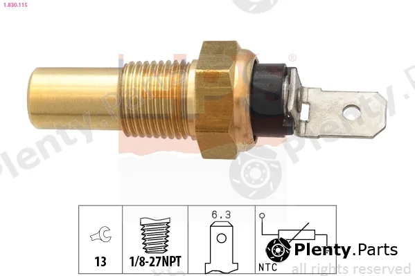 EPS 1.830.115 — Sensor, coolant temperature Made in Italy - OE Equivalent