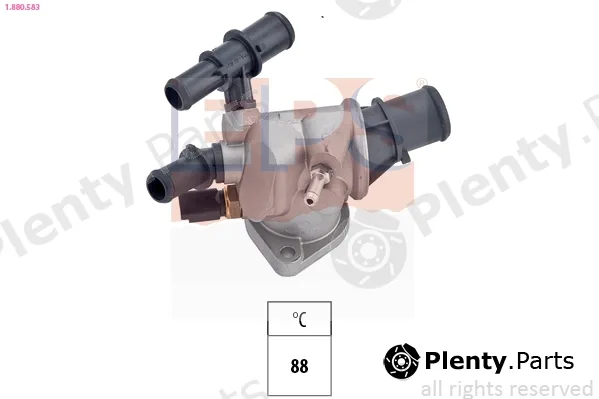 EPS 1.880.583 — Thermostat, coolant Made in Italy - OE Equivalent