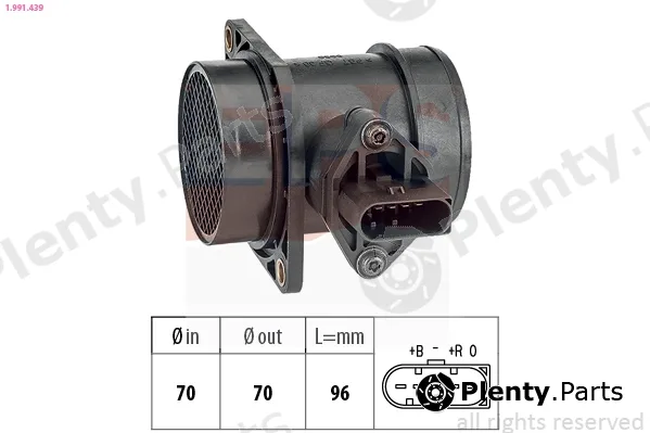 EPS 1.991.439 — Mass Air Flow Sensor Made in Italy - OE Equivalent