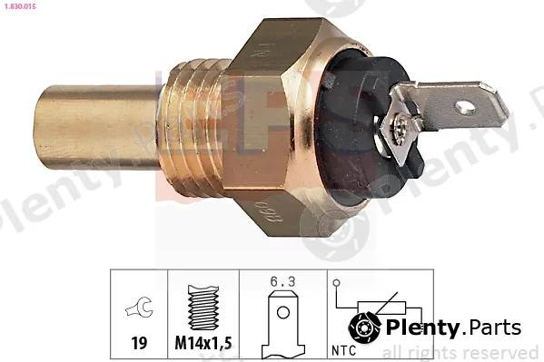 EPS 1.830.015 — Sensor, coolant temperature Made in Italy - OE Equivalent