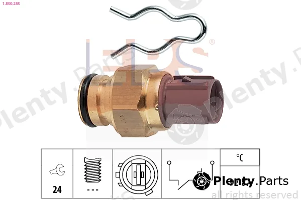 EPS 1.850.285 — Temperature Switch, radiator fan Made in Italy - OE Equivalent