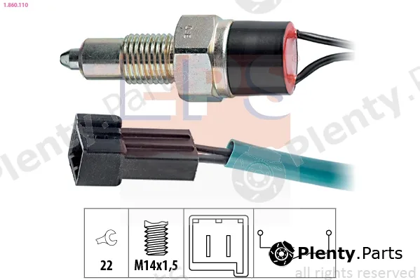 EPS 1.860.110 — Switch, reverse light Made in Italy - OE Equivalent