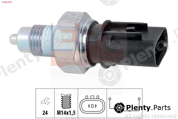 EPS 1.860.327 — Switch, reverse light Made in Italy - OE Equivalent