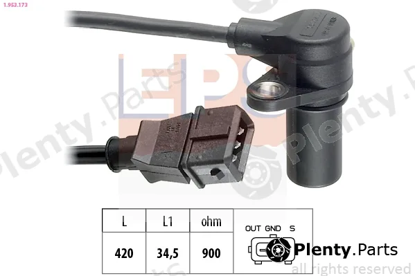 EPS 1.953.173 — Sensor, crankshaft pulse Made in Italy - OE Equivalent