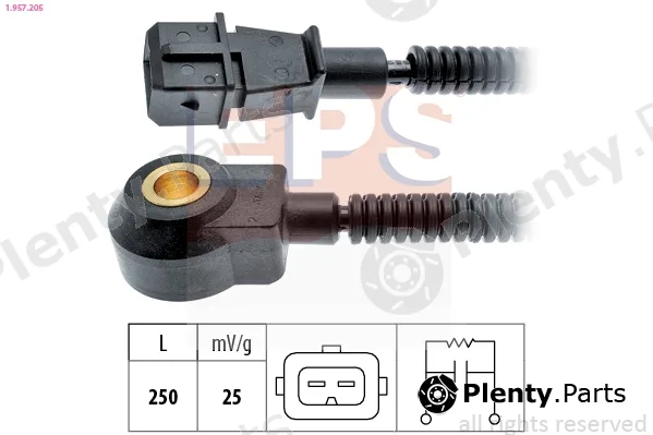 EPS 1.957.205 — Knock Sensor Made in Italy - OE Equivalent