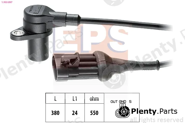 EPS 1.953.097 — Sensor, crankshaft pulse Made in Italy - OE Equivalent