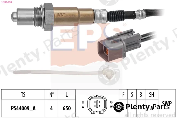 EPS 1.998.550 — Lambda Sensor Made in Italy - OE Equivalent