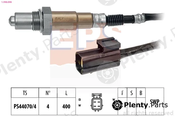 EPS 1.998.098 — Lambda Sensor Made in Italy - OE Equivalent