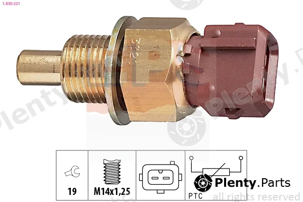 EPS 1.830.321 — Sensor, coolant temperature Made in Italy - OE Equivalent