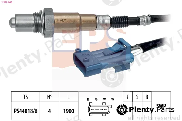 EPS 1.997.688 — Lambda Sensor Made in Italy - OE Equivalent