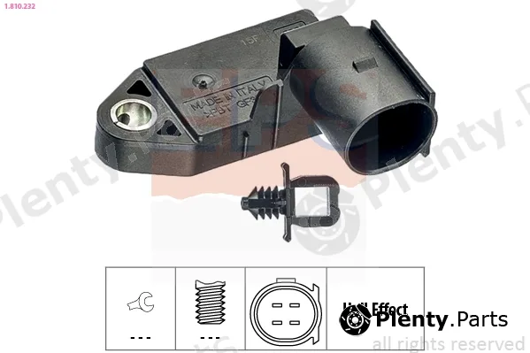 EPS 1.810.232 — Stop Light Switch Made in Italy - OE Equivalent