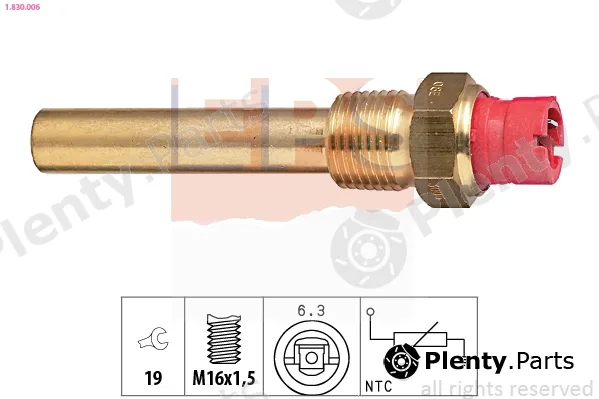 EPS 1.830.006 — Sensor, oil temperature Made in Italy - OE Equivalent