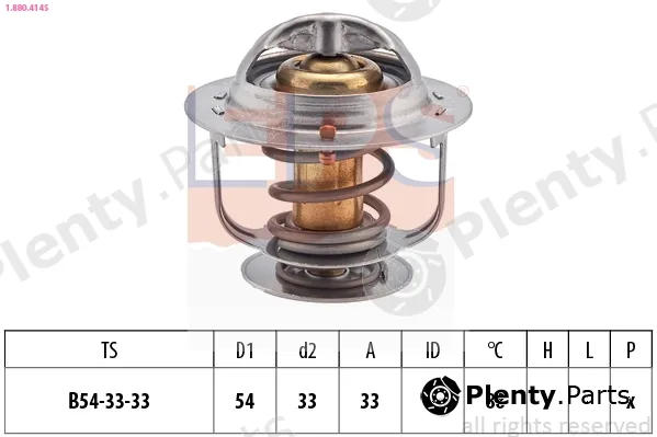 EPS 1.880.414S — Thermostat, coolant Made in Italy - OE Equivalent