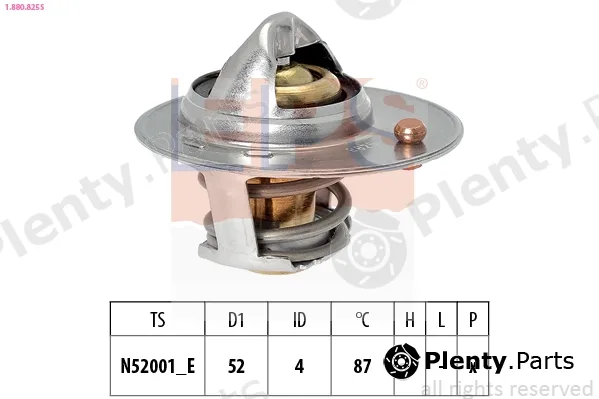 EPS 1.880.825S — Thermostat, coolant Made in Italy - OE Equivalent