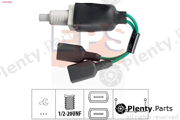 EPS 1.810.059 — Stop Light Switch Made in Italy - OE Equivalent