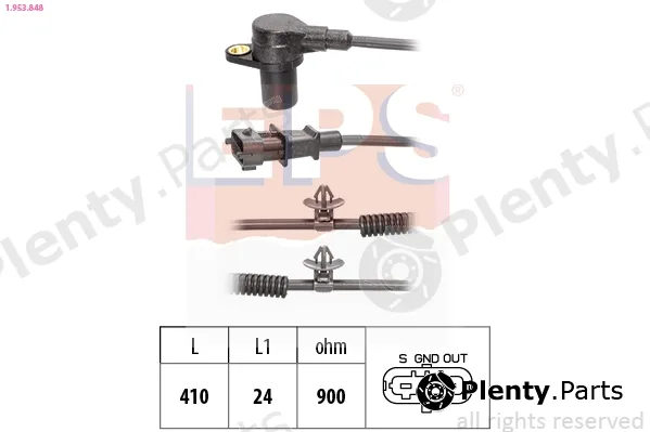 EPS 1.953.848 — Sensor, crankshaft pulse Made in Italy - OE Equivalent