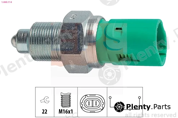 EPS 1.860.114 — Switch, reverse light Made in Italy - OE Equivalent
