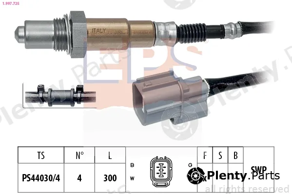 EPS 1.997.725 — Lambda Sensor Made in Italy - OE Equivalent