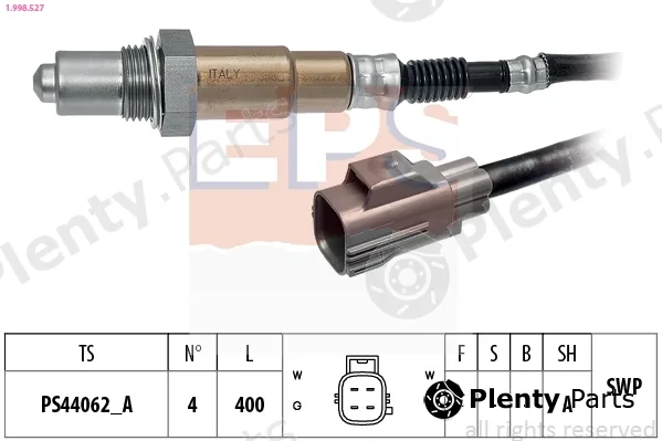 EPS 1.998.527 — Lambda Sensor Made in Italy - OE Equivalent