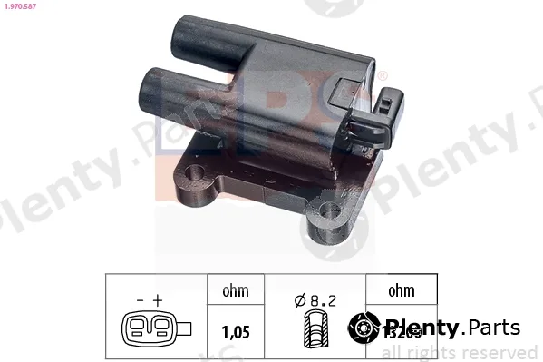 EPS 1.970.587 — Ignition Coil Made in Italy - OE Equivalent