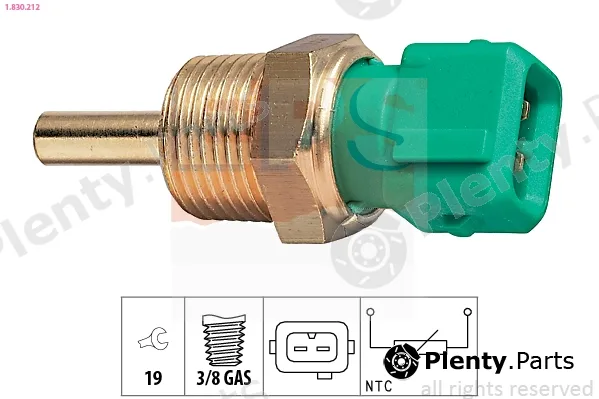 EPS 1.830.212 — Sensor, coolant temperature Made in Italy - OE Equivalent