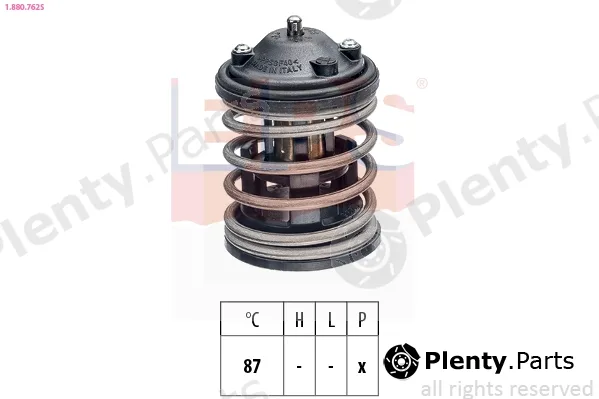 EPS 1.880.762S — Thermostat, coolant Made in Italy - OE Equivalent