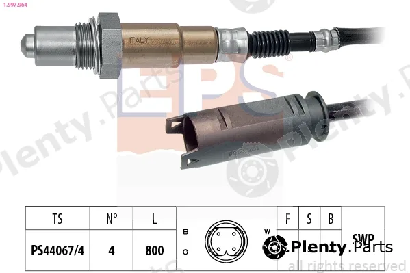 EPS 1.997.964 — Lambda Sensor Made in Italy - OE Equivalent