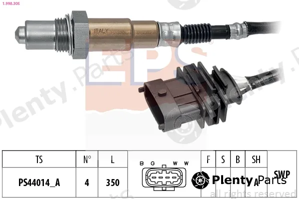 EPS 1.998.305 — Lambda Sensor Made in Italy - OE Equivalent