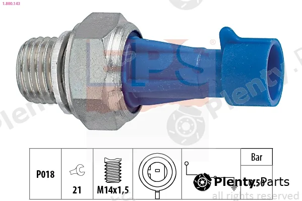 EPS 1.800.143 — Oil Pressure Switch Made in Italy - OE Equivalent