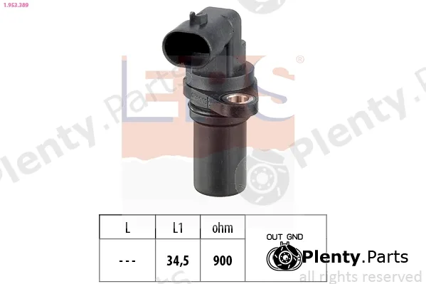 EPS 1.953.389 — Sensor, crankshaft pulse Made in Italy - OE Equivalent