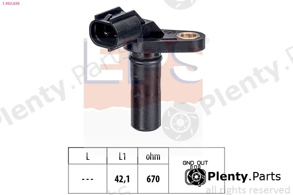 EPS 1.953.636 — Sensor, RPM Made in Italy - OE Equivalent