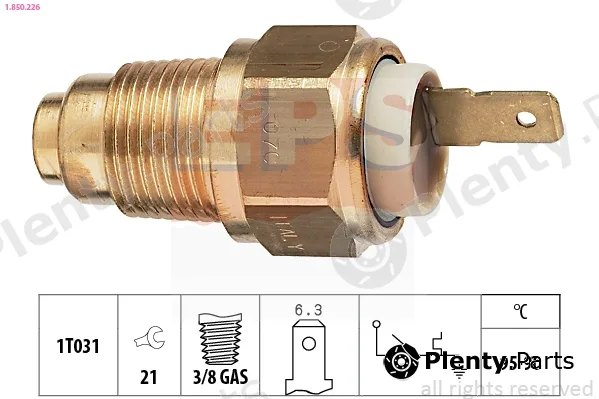 EPS 1.850.226 — Temperature Switch, radiator fan Made in Italy - OE Equivalent