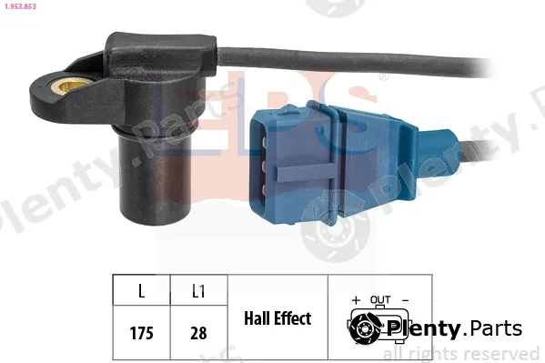 EPS 1.953.853 — Sensor, crankshaft pulse Made in Italy - OE Equivalent
