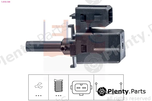 EPS 1.810.188 — Switch, clutch control (cruise control) Made in Italy - OE Equivalent