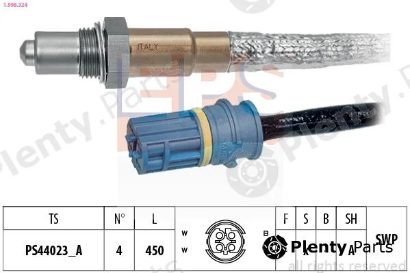 EPS 1.998.324 — Lambda Sensor Made in Italy - OE Equivalent