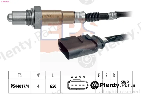 EPS 1.997.585 — Lambda Sensor Made in Italy - OE Equivalent