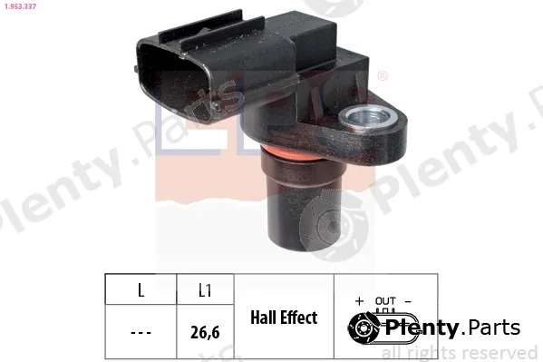 EPS 1.953.337 — Sensor, crankshaft pulse Made in Italy - OE Equivalent