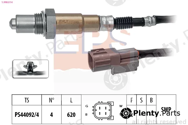 EPS 1.998.514 — Lambda Sensor Made in Italy - OE Equivalent