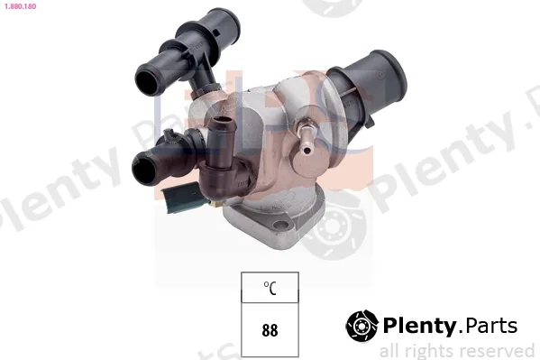 EPS 1.880.180 — Thermostat, coolant Made in Italy - OE Equivalent