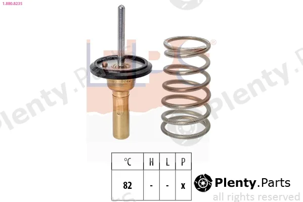 EPS 1.880.823S — Thermostat, coolant Made in Italy - OE Equivalent