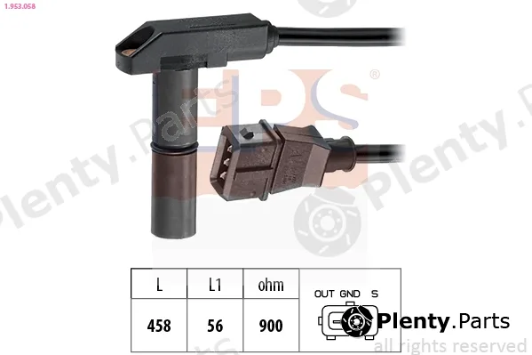 EPS 1.953.058 — Sensor, crankshaft pulse Made in Italy - OE Equivalent
