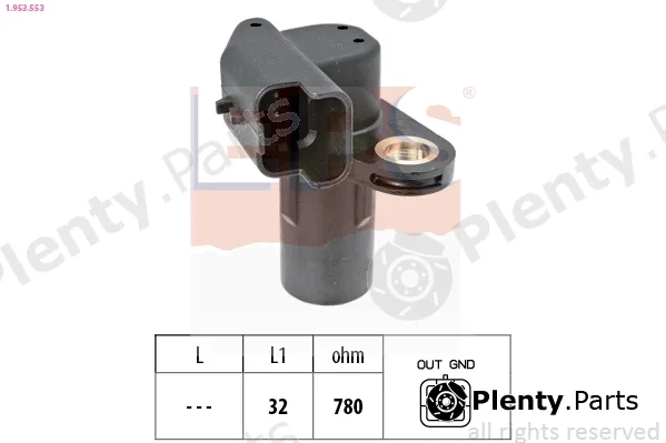 EPS 1.953.553 — Sensor, crankshaft pulse Made in Italy - OE Equivalent
